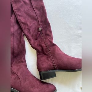 Franco Sarto Over The Knee Suede Boots